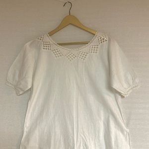 Antique/ Vintage Edwardian Lace Collar Lawn Dress